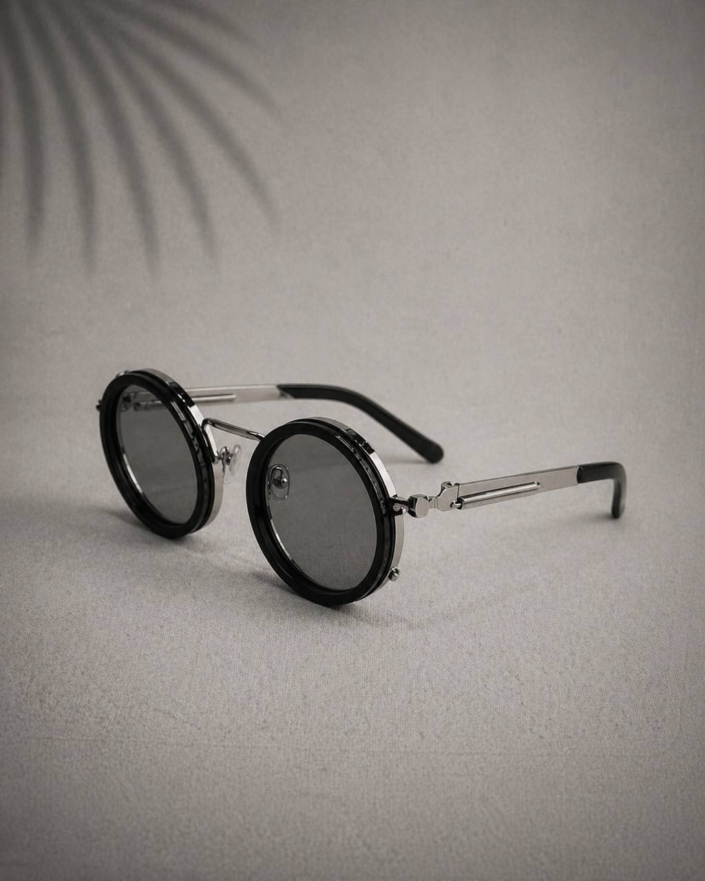 SOLEN Polarized Sunglasses – Round Frame, UV400 Protection, Lightweight Metal