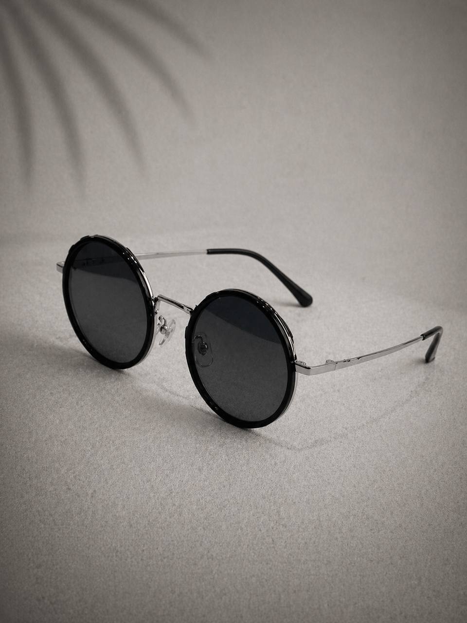 SOLEN Polarized Sunglasses – Round Frame, UV400 Protection, Lightweight Metal