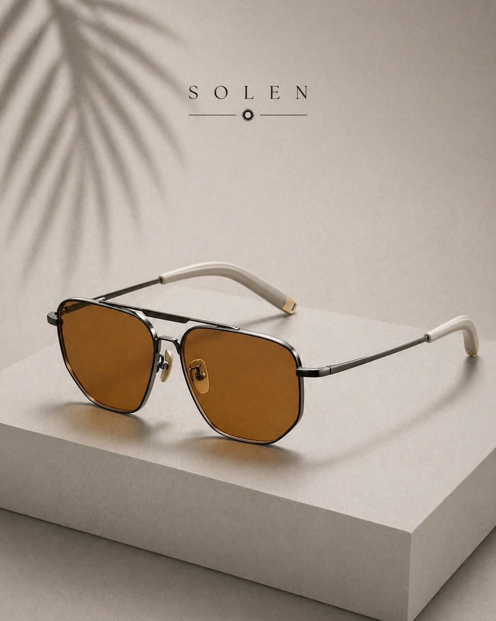 SOLEN Rimless Sunglasses – UV Protection