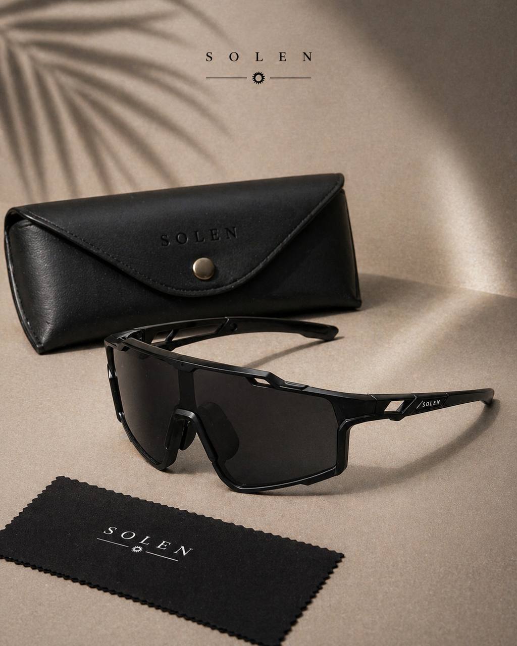 SOLEN Polarized Sunglasses UV400 Black